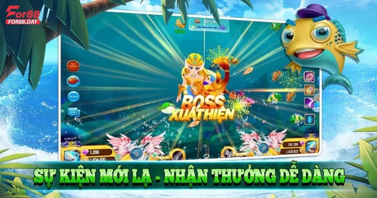 Cách săn cá phát lộc For88 để thu nhiều xu