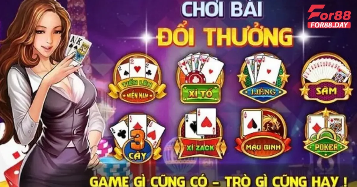 Các Loại Game Bài For88 Hấp Dẫn Nhất Bạn Không Thể Bỏ Qua